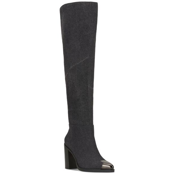 Jessica Simpson Bidemi Women S Boots Grey Wash Size 10 Denim Wash NEW - Picture 1 of 6